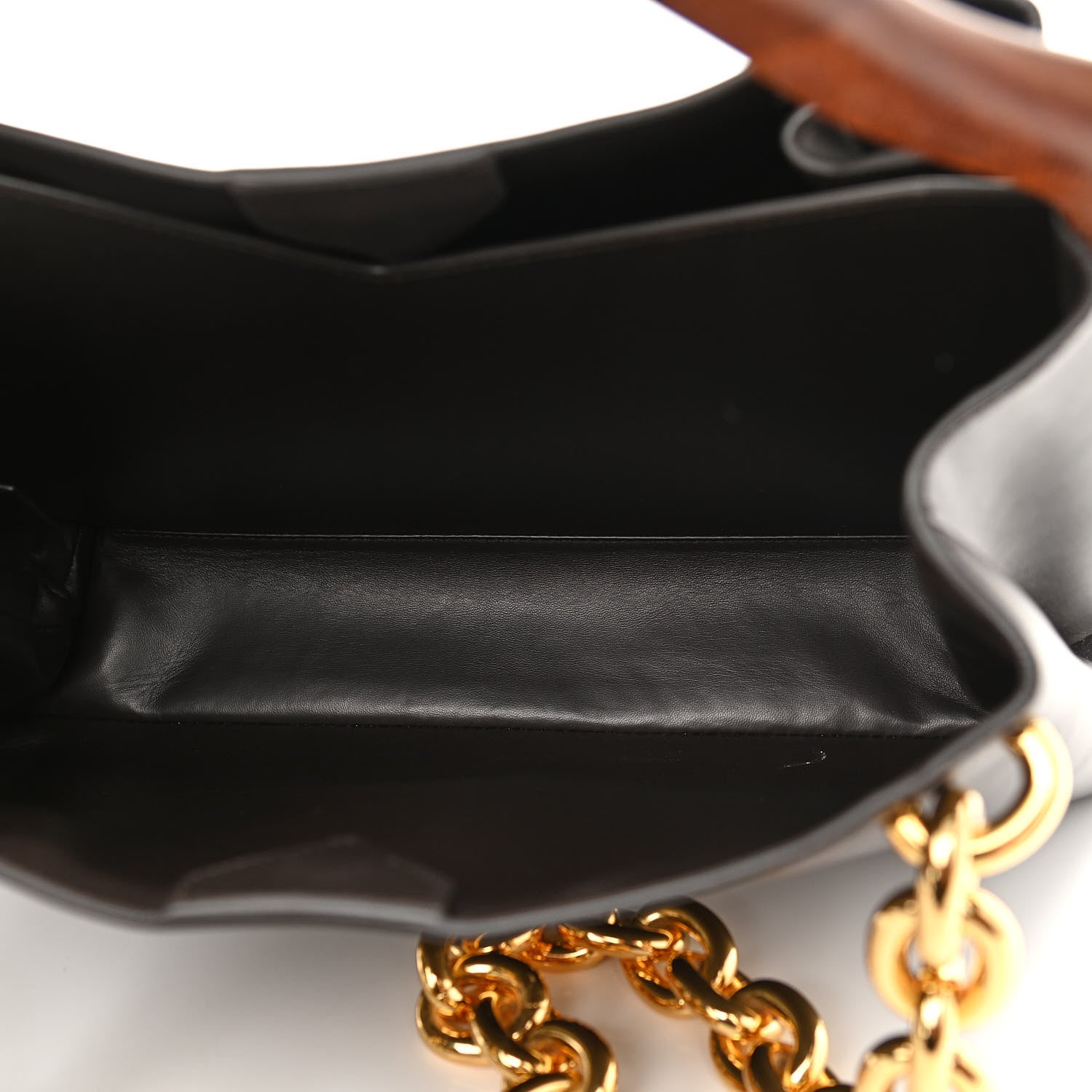 Bottega Veneta Calfskin Wood Mount Fondant 5 of 10