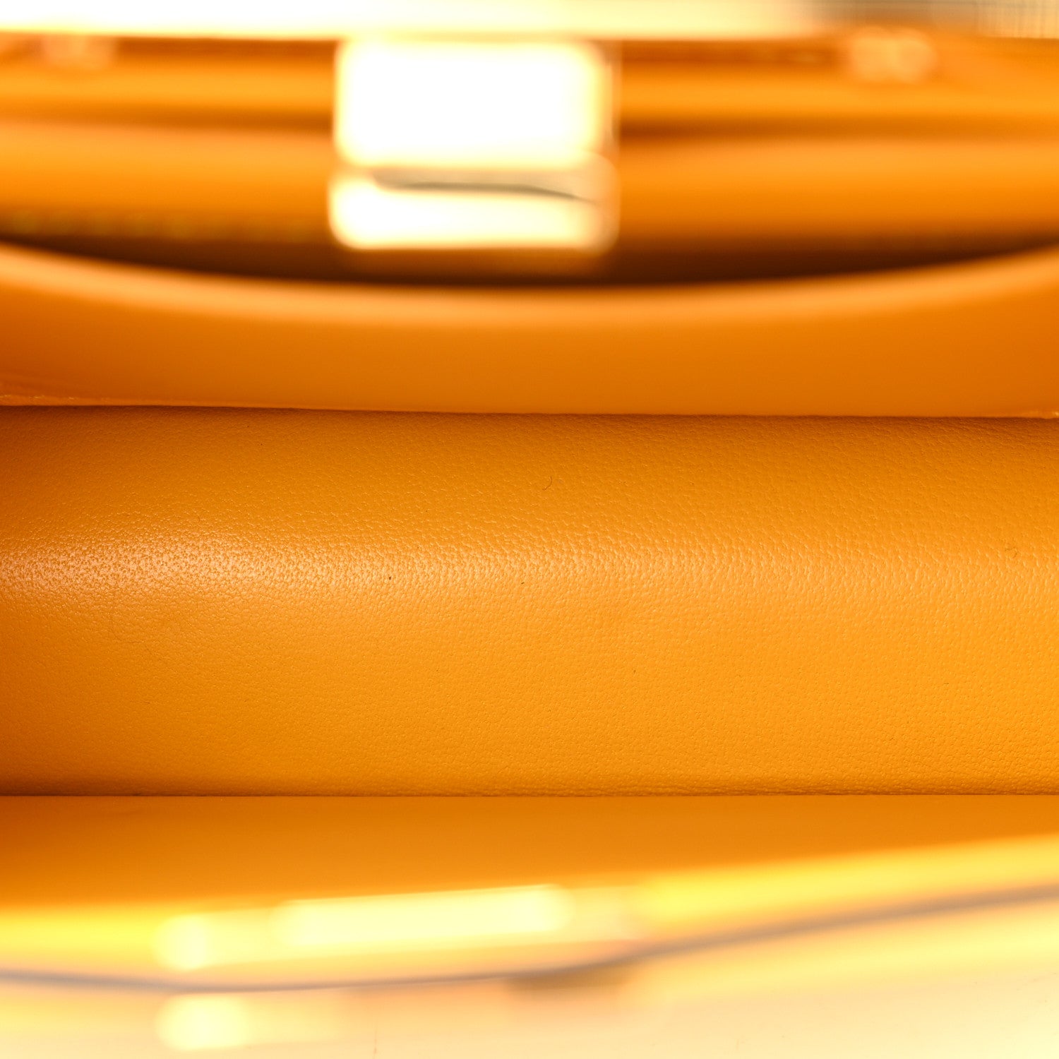 Fendi Shiny Nappa Petite Peekaboo I SEE U Satchel Mimosa 6 of 12