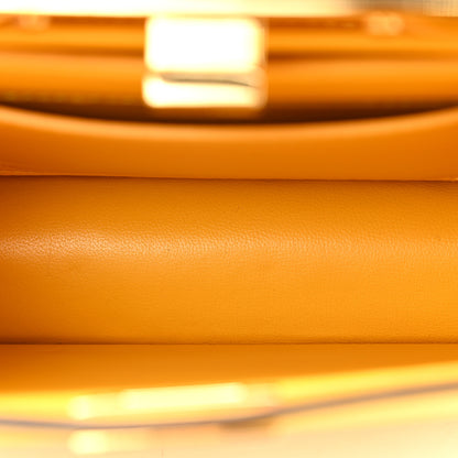 Fendi Shiny Nappa Petite Peekaboo I SEE U Satchel Mimosa 6 of 12