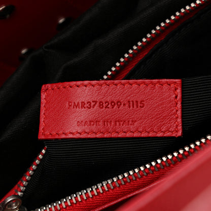 Saint Laurent Grained Calfskin Small Sac De Jour Lipstick Red 7 of 13