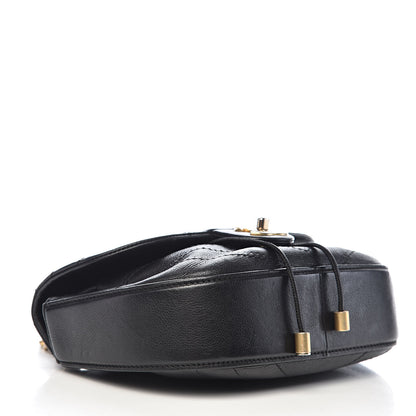 Chanel Calfskin Chevron Stitched Flap Black 4 of 11