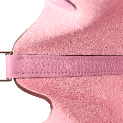 Hermes Taurillon Clemence Picotin Lock 18 PM Mauve Sylvestre 7 of 11