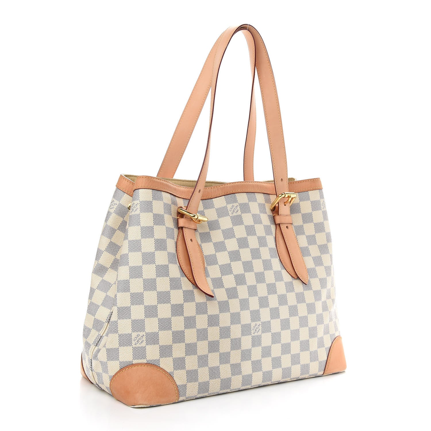 Louis Vuitton Damier Azur Hampstead MM 3 of 8