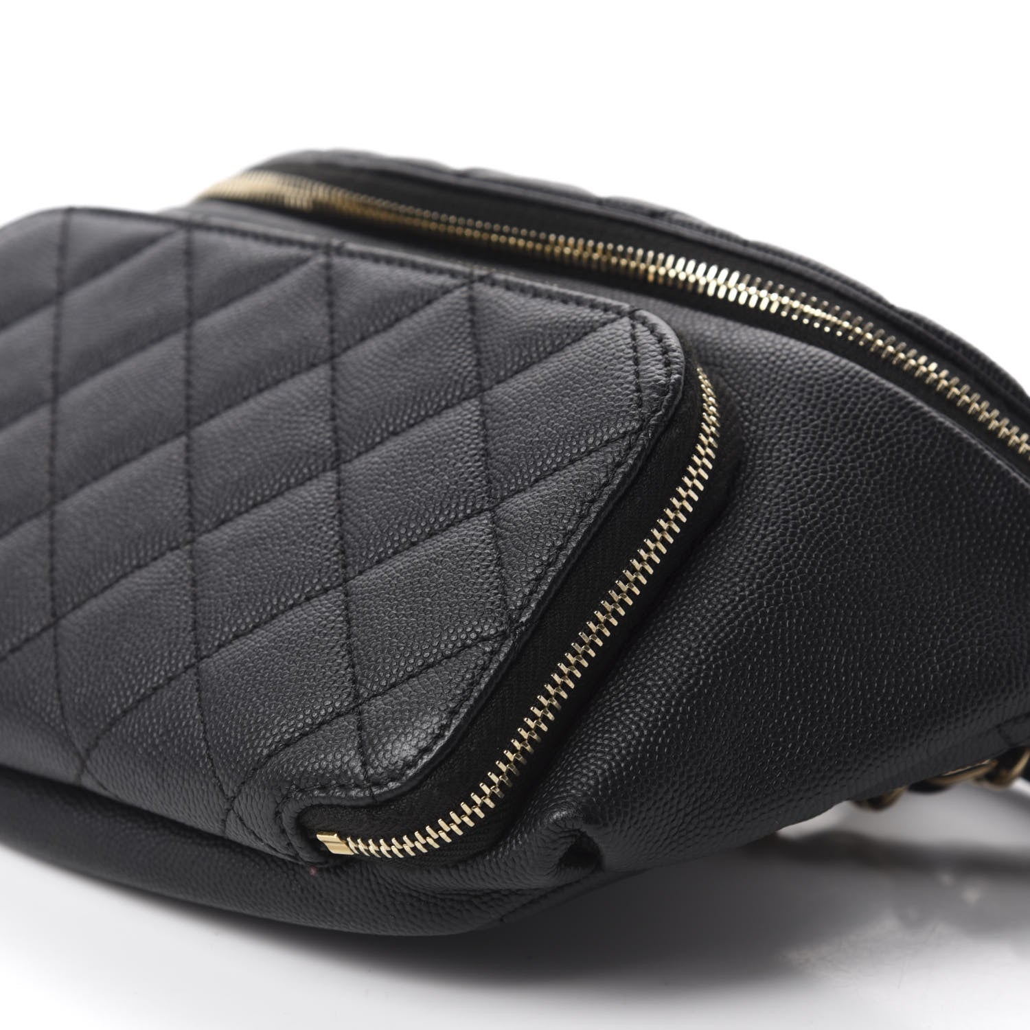 Chanel Caviar Quilted Business Affinity Waist Belt Bag Black 7 of 11