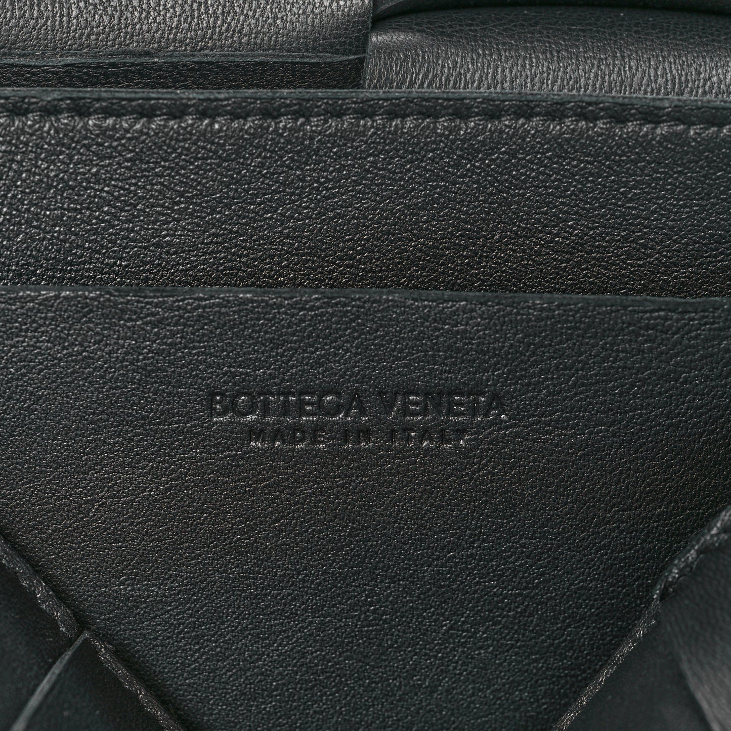 Nappa Maxi Intreccio The Belt Cassette Bag Black
