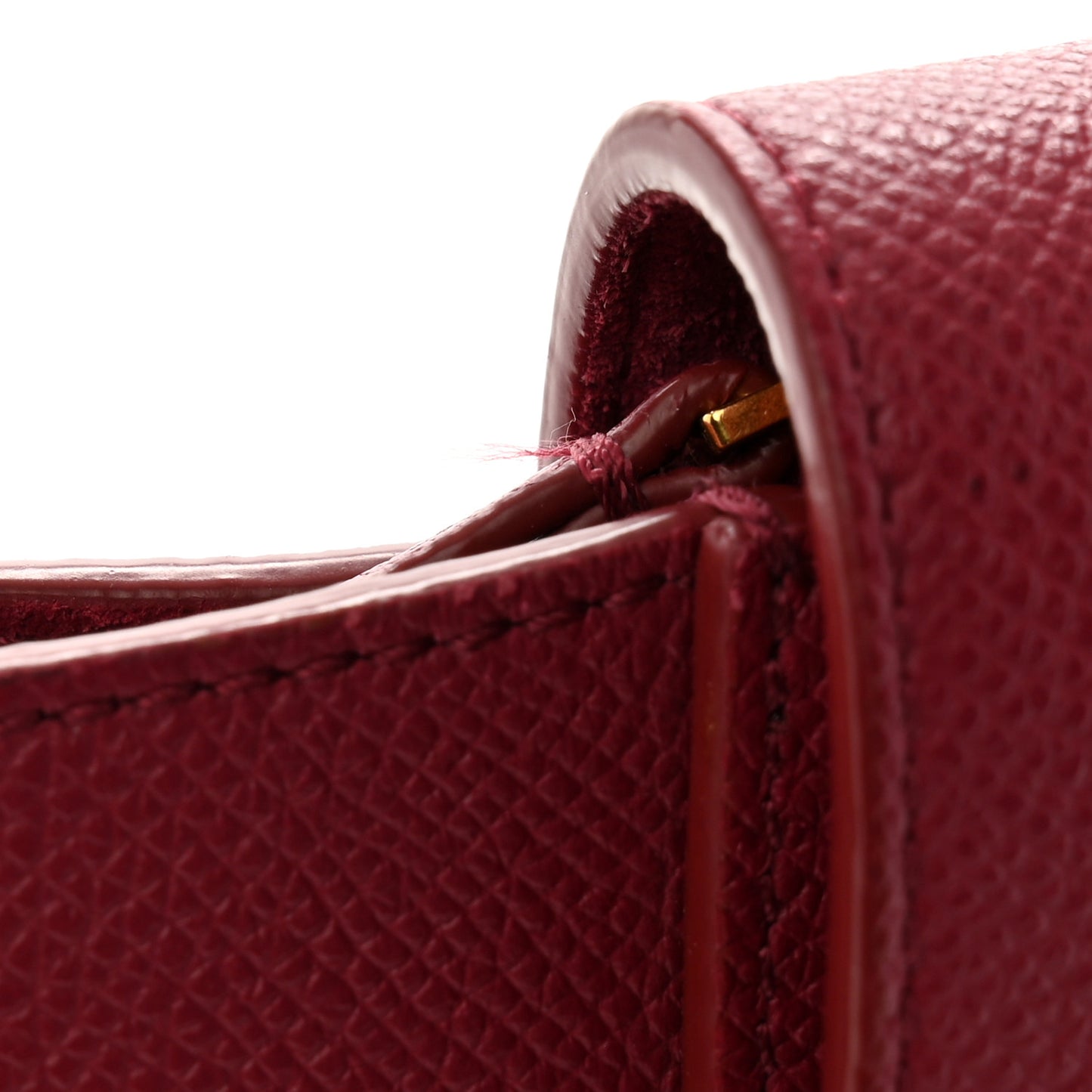 Grained Calfskin Nano Belt Bag Acai