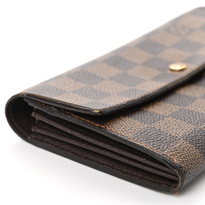 Louis Vuitton Damier Ebene Sarah Wallet 10 of 12