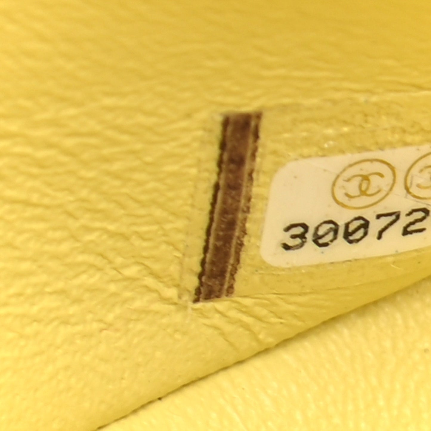 Caviar Quilted Small Double Flap Yellow