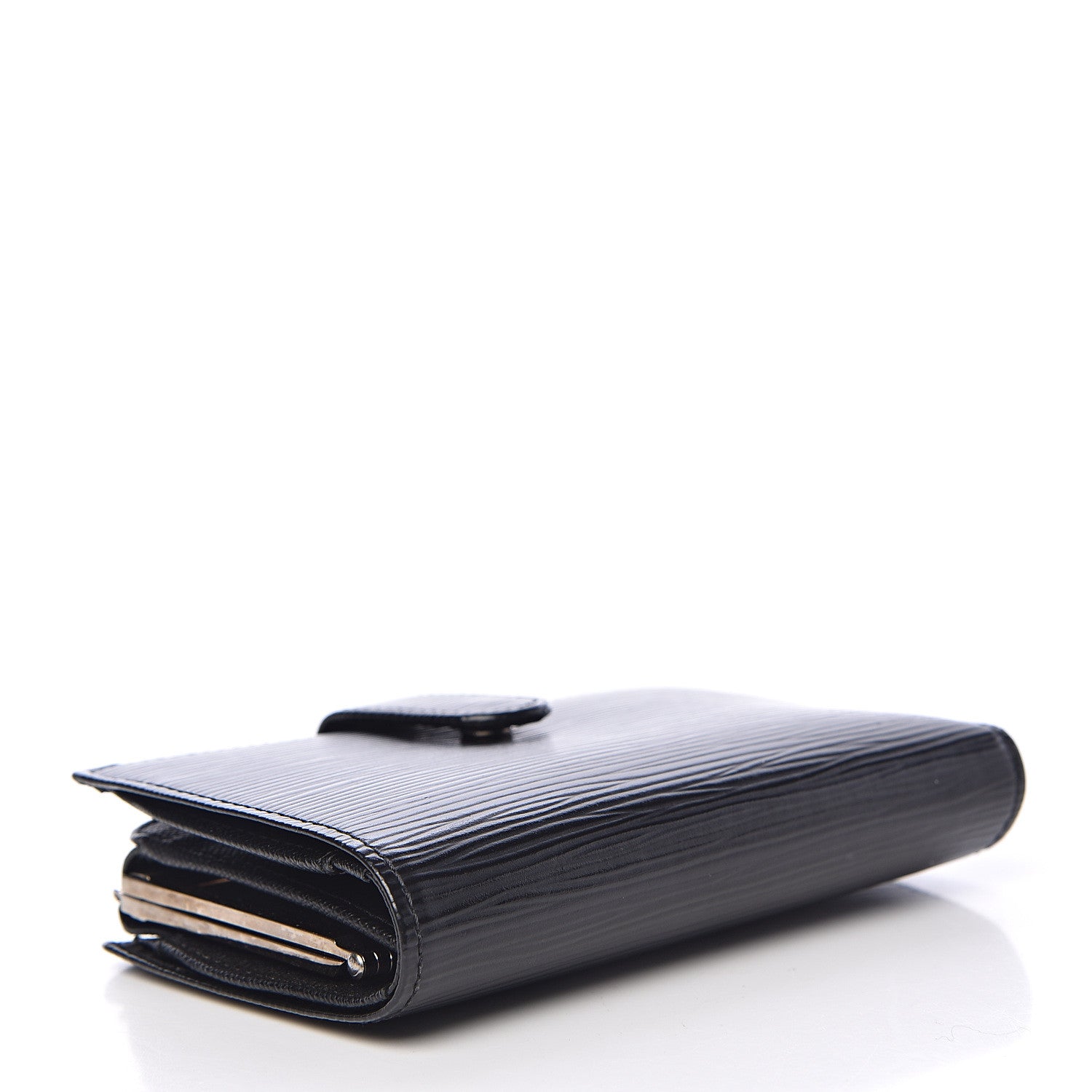 Louis Vuitton Epi French Purse Wallet Black 4 of 8