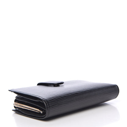 Louis Vuitton Epi French Purse Wallet Black 4 of 8