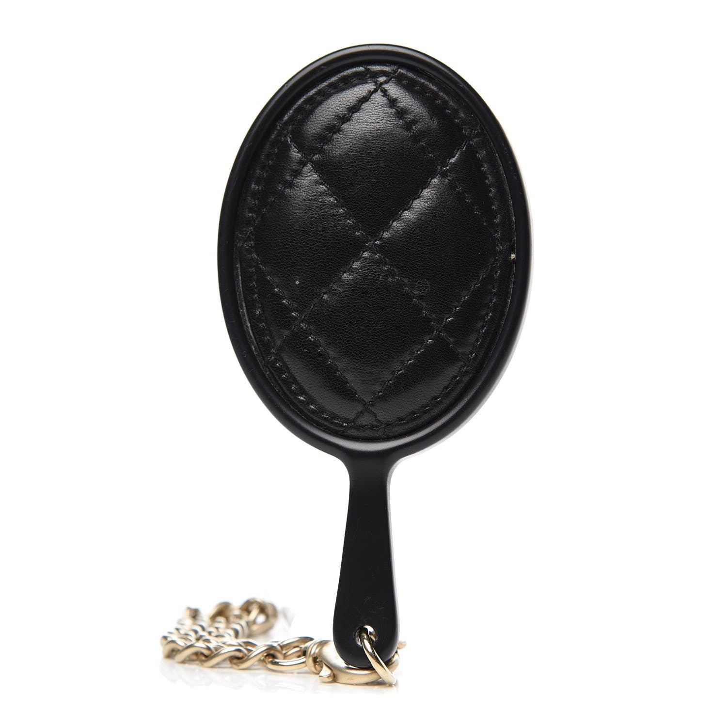 Chanel Lambskin Quilted CC Mirror Charm Black 1 of 5