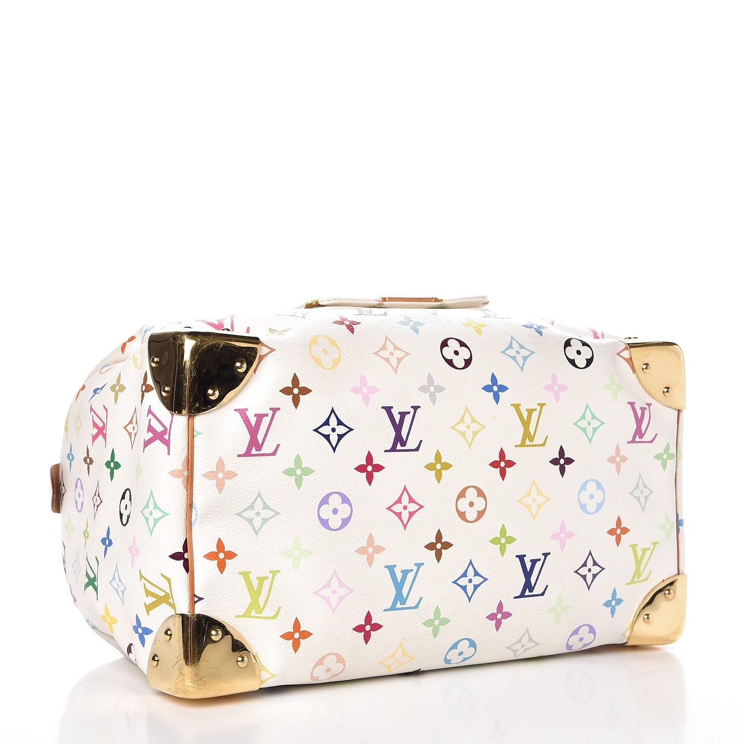 Louis Vuitton Monogram Multicolor Speedy 30 White 4 of 15