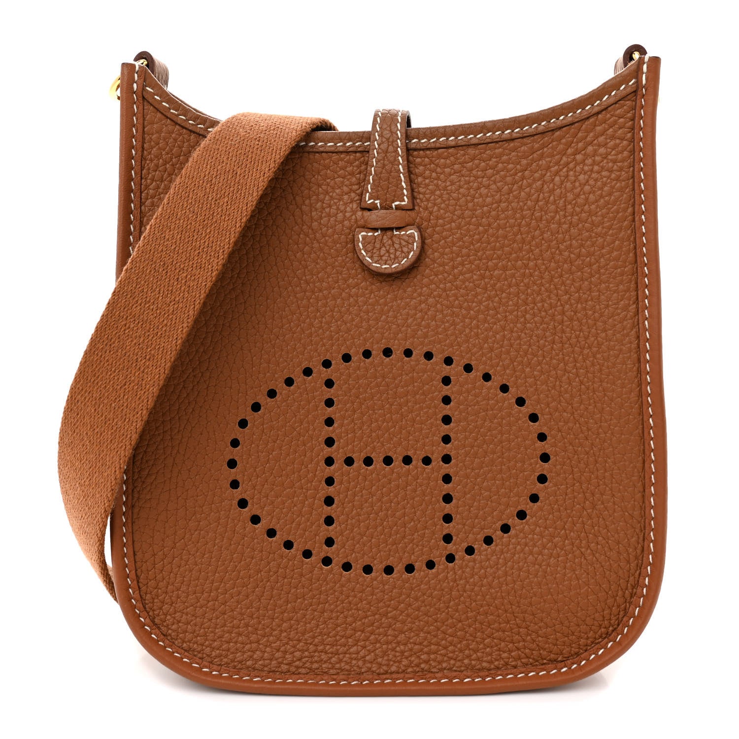 Hermes Taurillon Clemence Evelyne TPM Gold 1 of 12