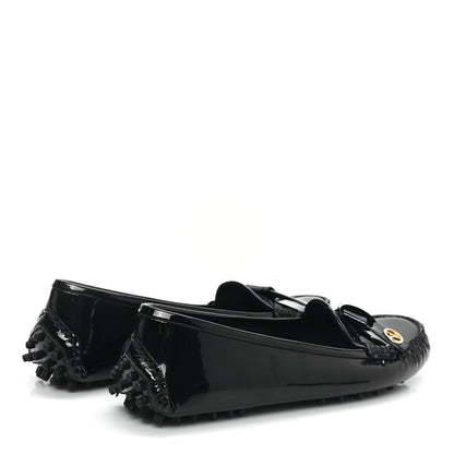 Louis Vuitton Patent Calfskin Parklane Flat Loafer 36 Black 4 of 8