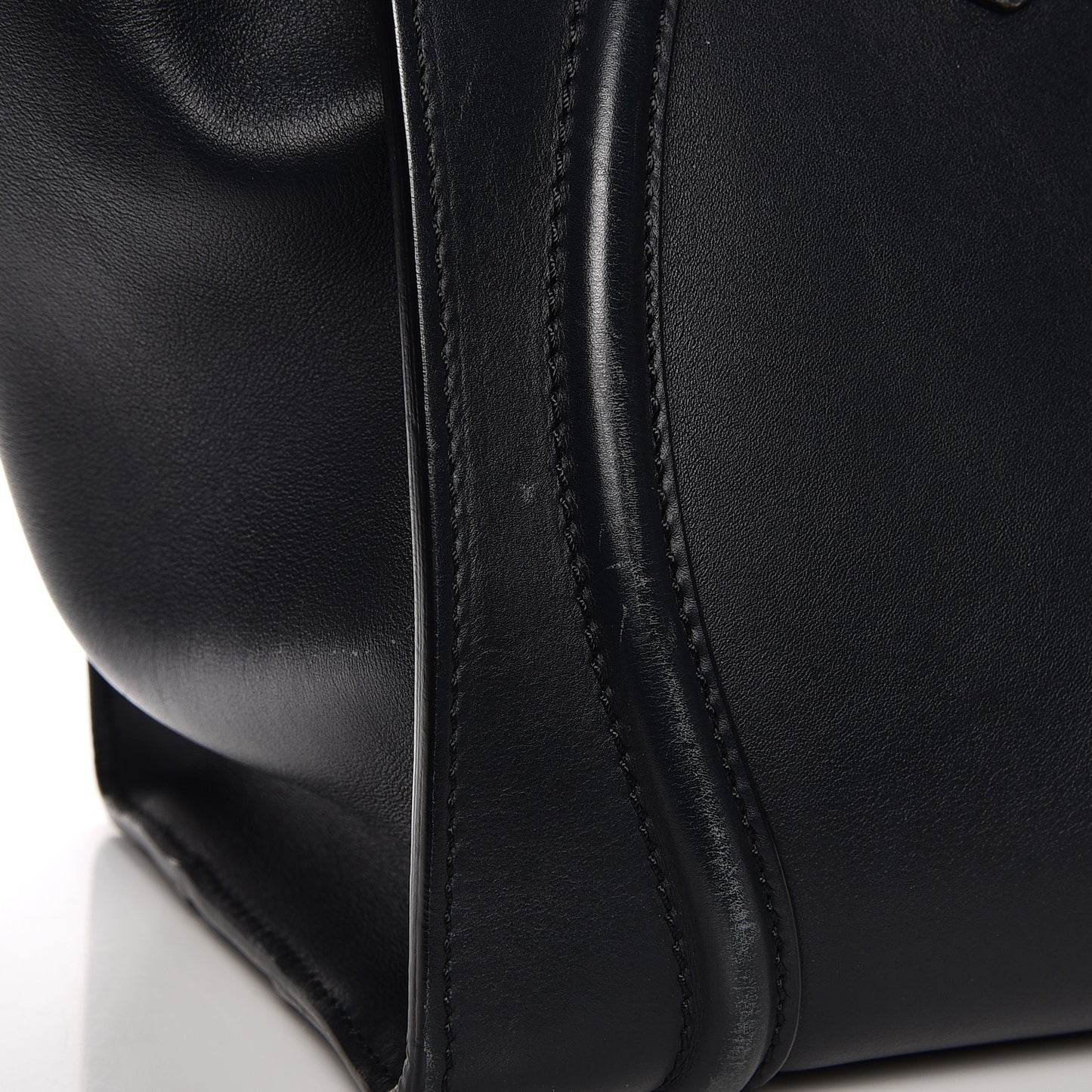 Smooth Calfskin Mini Luggage Navy Blue