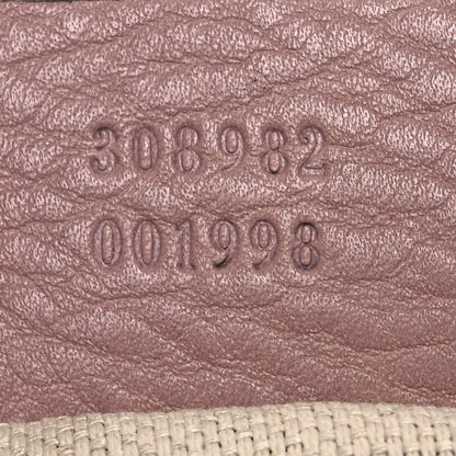 Gucci Pebbled Calfskin Medium Soho Chain Shoulder Bag Dark Cipria 8 of 13