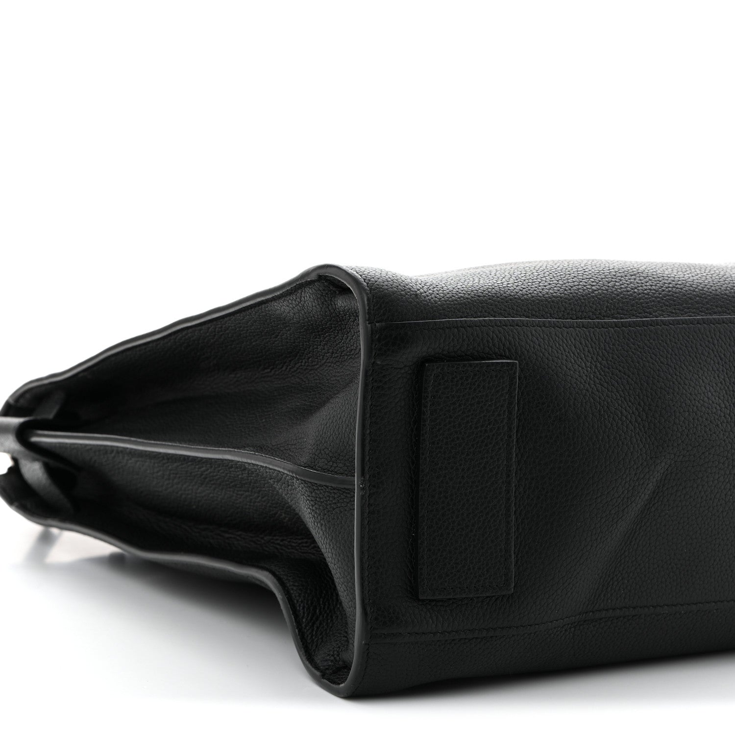 Saint Laurent Grained Calfskin Sac De Jour Souple North South Tote Black 9 of 12