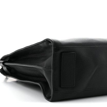 Saint Laurent Grained Calfskin Sac De Jour Souple North South Tote Black 9 of 12