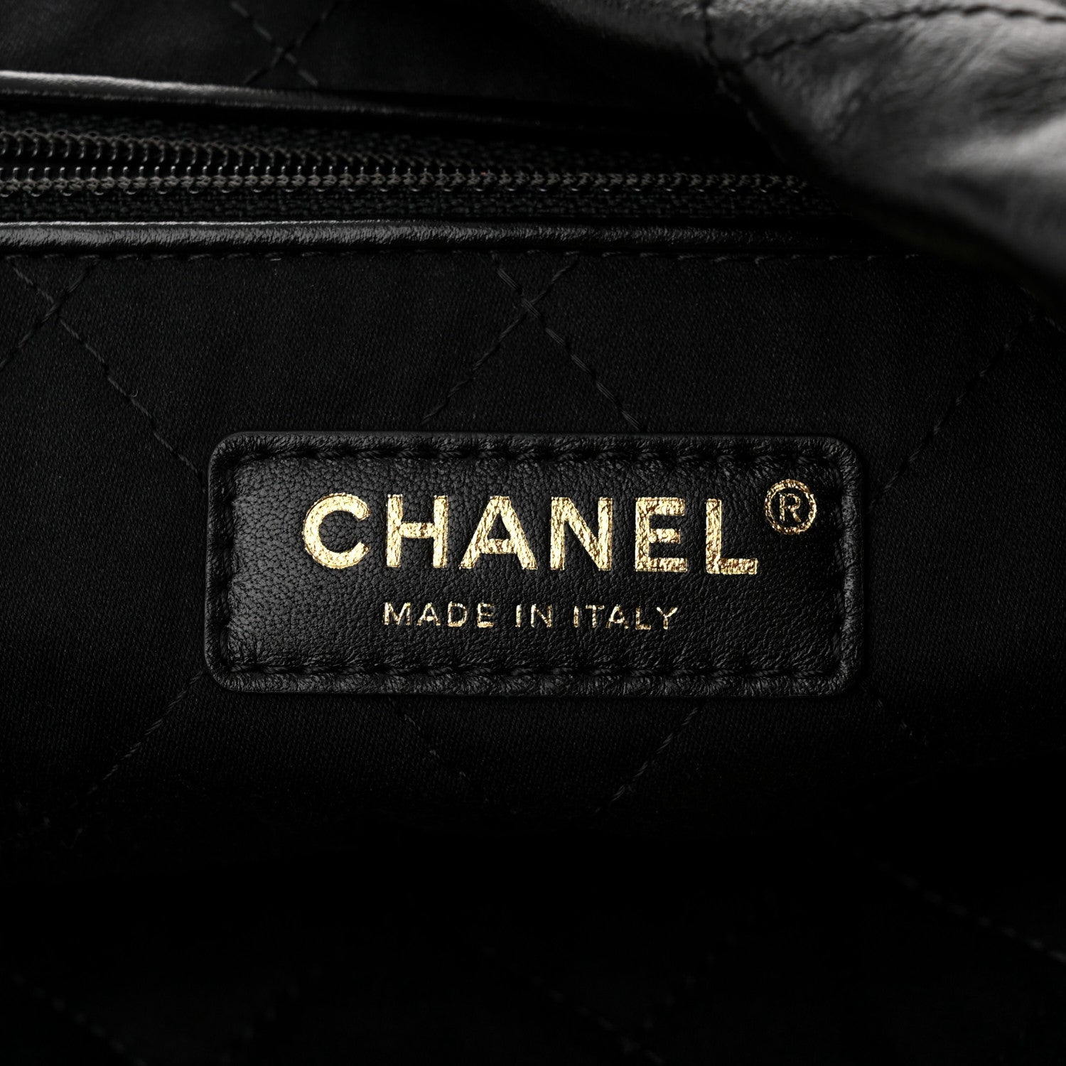 Chanel Shiny Calfskin Quilted Chanel 22 Black 7 of 11