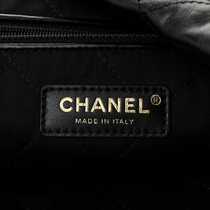 Chanel Shiny Calfskin Quilted Chanel 22 Black 7 of 11