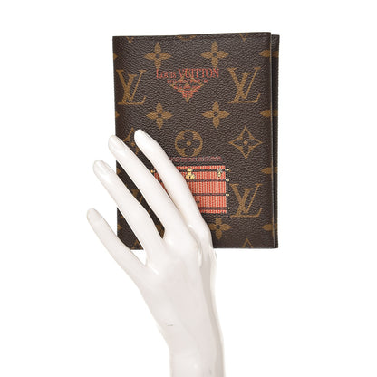 Louis Vuitton Damier Ebene Trunks and Locks Passport Cover 2 of 7