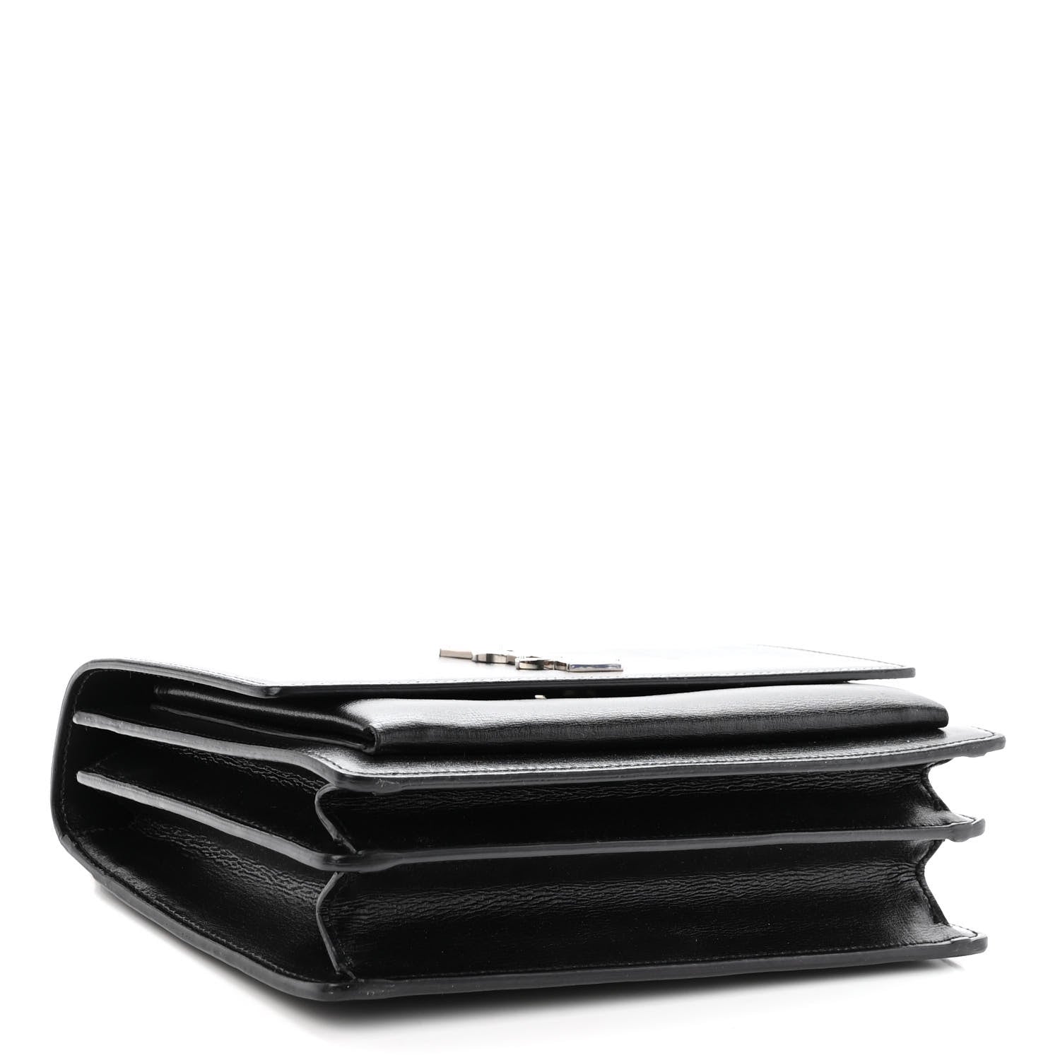 Saint Laurent Calfskin Medium Monogram Sunset Black 4 of 9