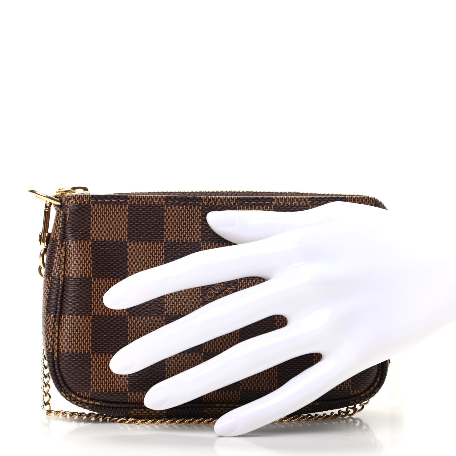 Louis Vuitton Damier Ebene Mini Pochette Accessories 2 of 10