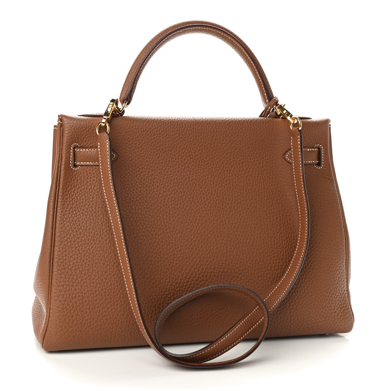 Hermes Togo Kelly Retourne 32 Gold 2 of 13