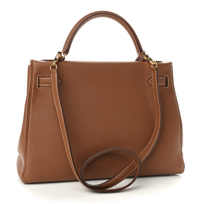 Hermes Togo Kelly Retourne 32 Gold 2 of 13