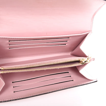 Louis Vuitton Vernis Sarah Compact Wallet Rose Ballerine 5 of 8
