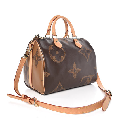 Louis Vuitton Reverse Monogram Giant Speedy Bandouliere 30 3 of 9