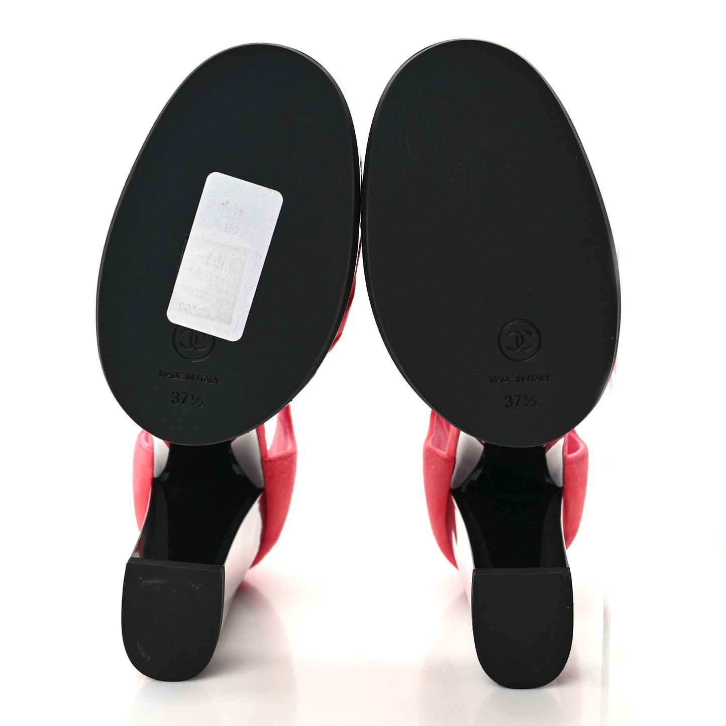 Patent Suede CC Platform Pumps 37.5 Dark Pink Black