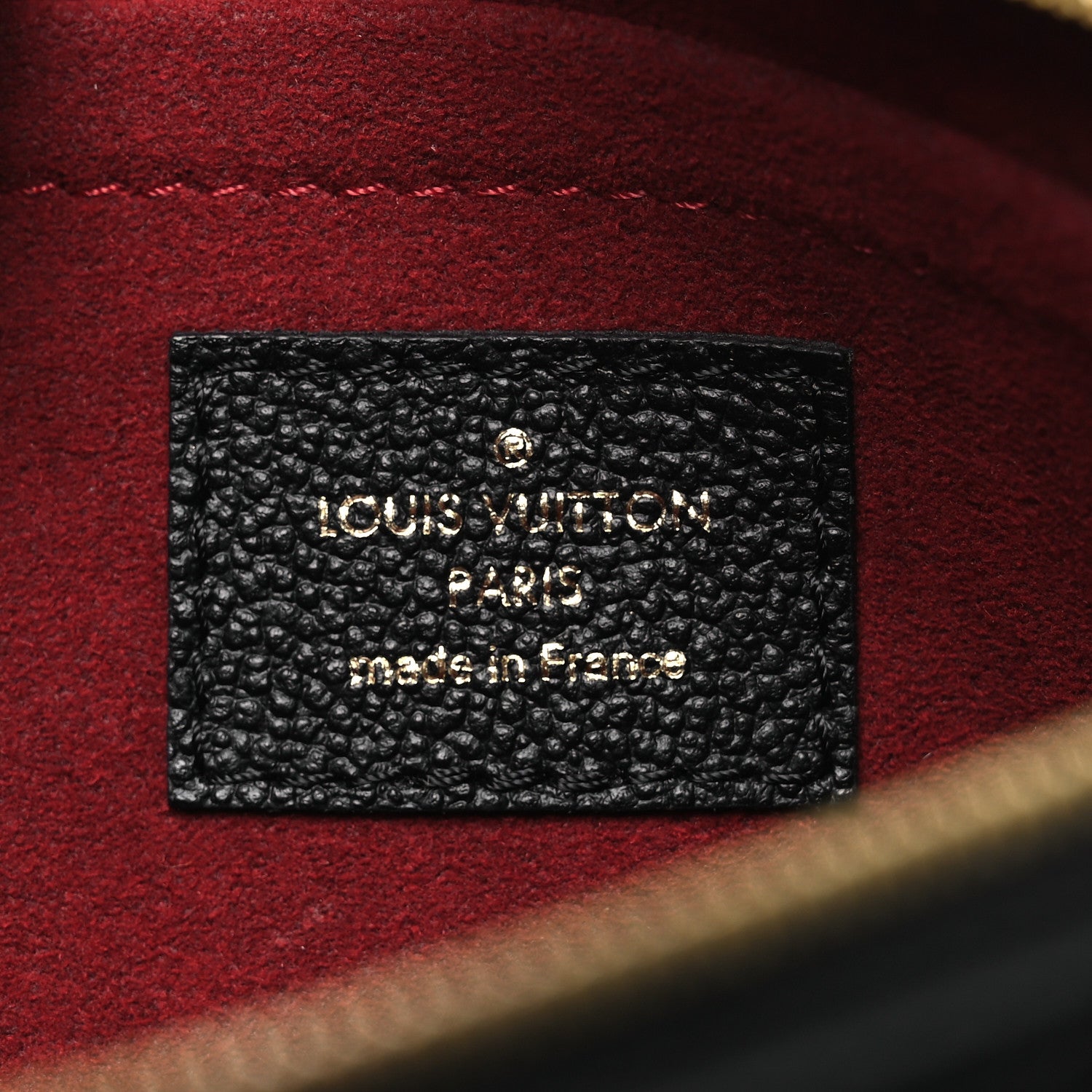 Louis Vuitton Empreinte Monogram Giant Multi Pochette Accessories Black Beige 6 of 9