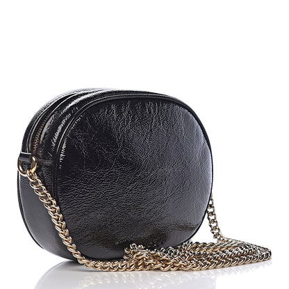 Gucci Patent Mini Soho Chain Bag Black 2 of 8