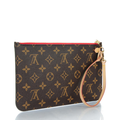 Louis Vuitton Monogram Neverfull MM GM Pochette Cherry 3 of 7