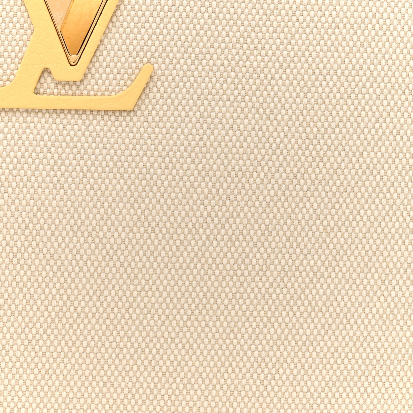 Canvas Taurillon Capucines BB Plume Yellow
