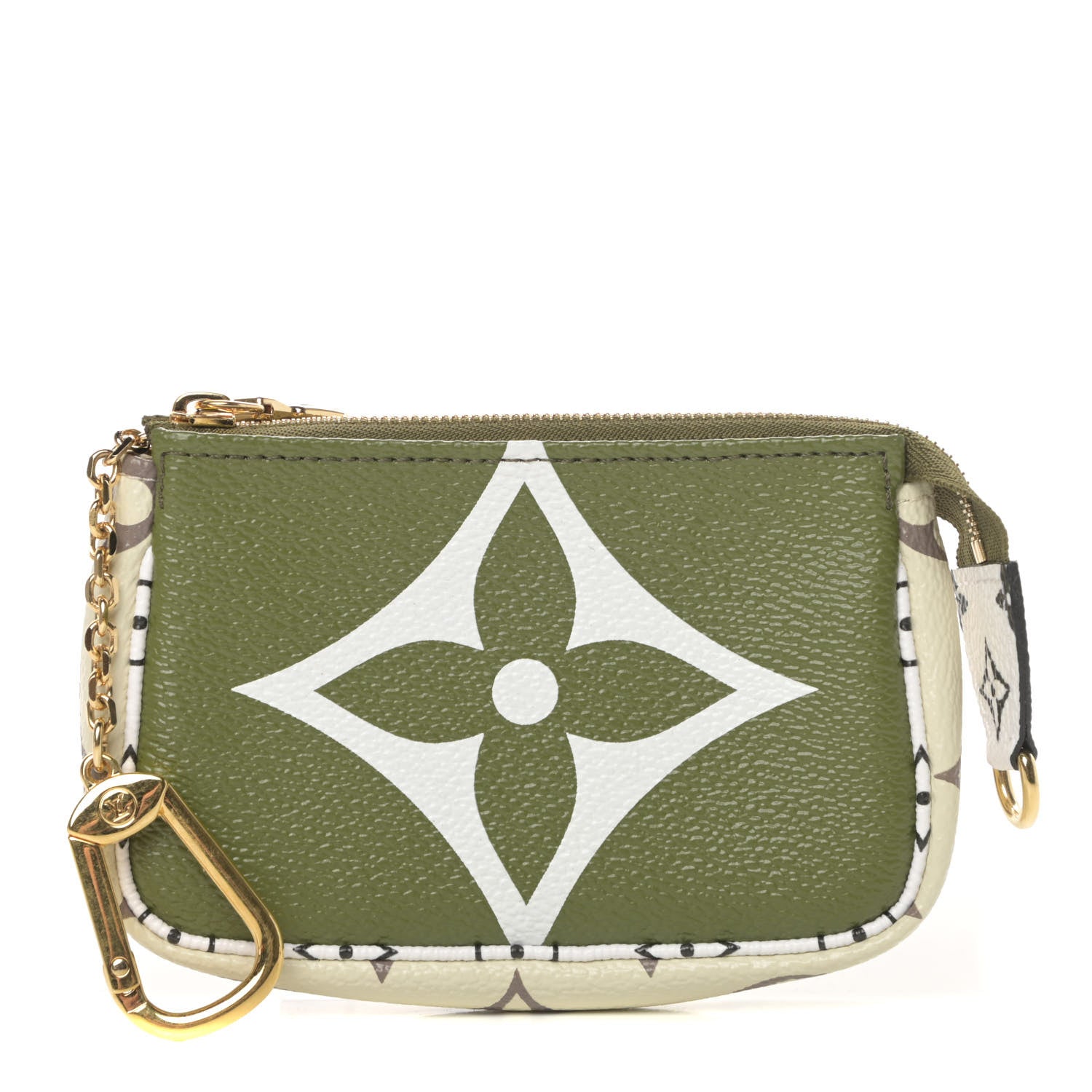 Louis Vuitton Monogram Giant Micro Pochette Accessories Kaki White 1 of 8