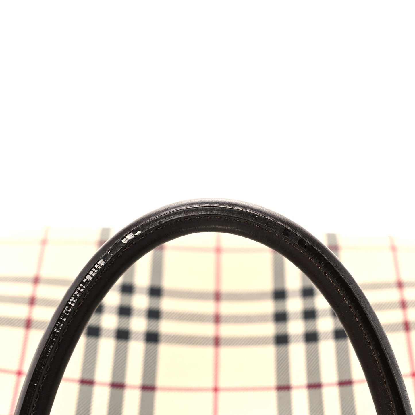 House Check Large Tote Black