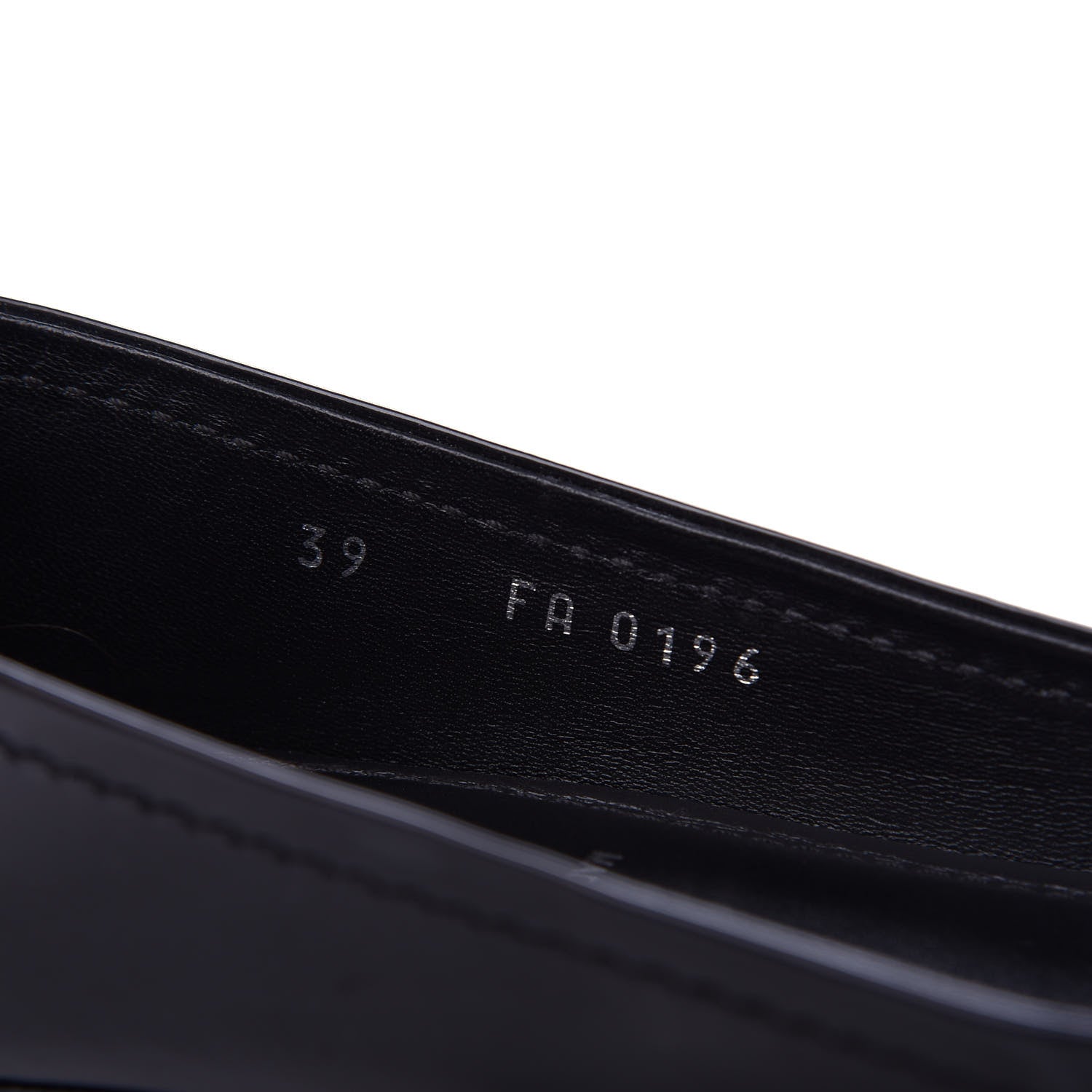Louis Vuitton Patent Calfskin Oxford Ballerina Flats 39 Black 10 of 11