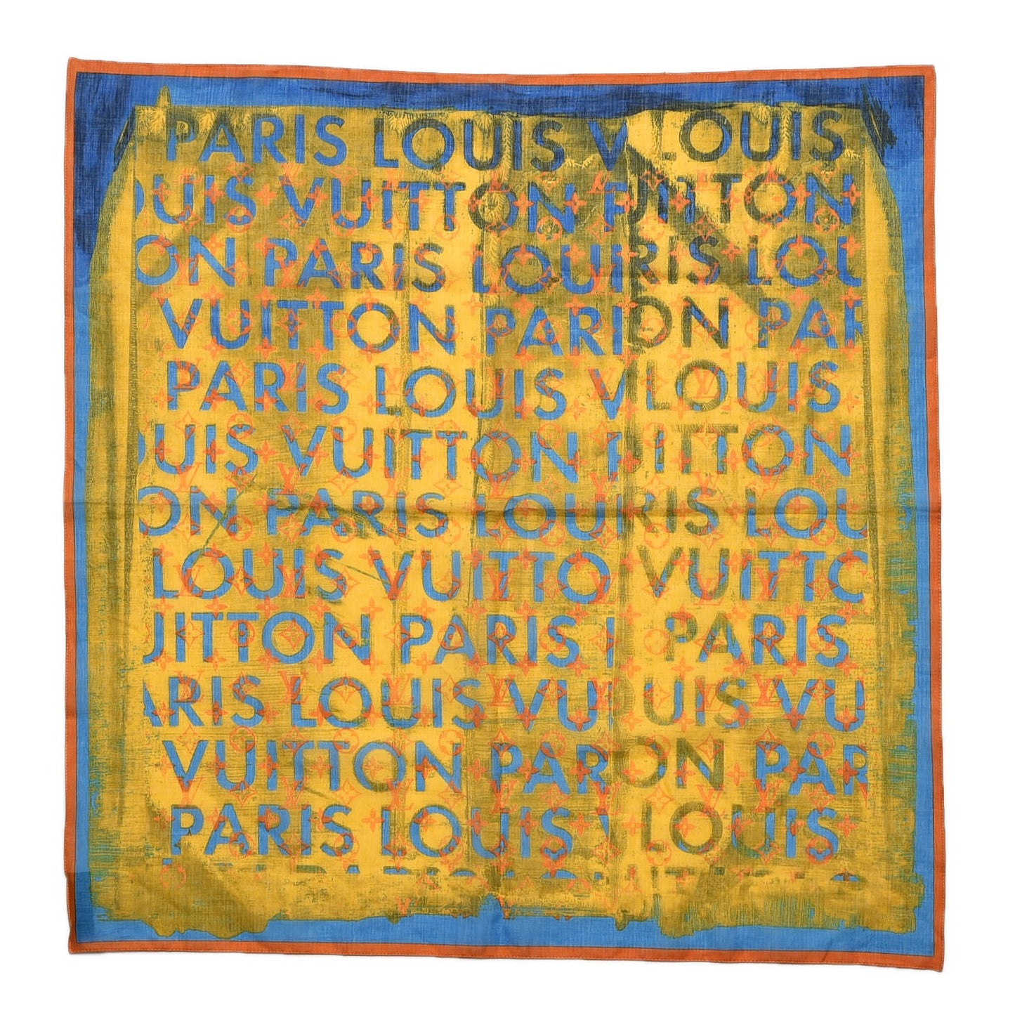 Cotton Monogram Pulp Scarf