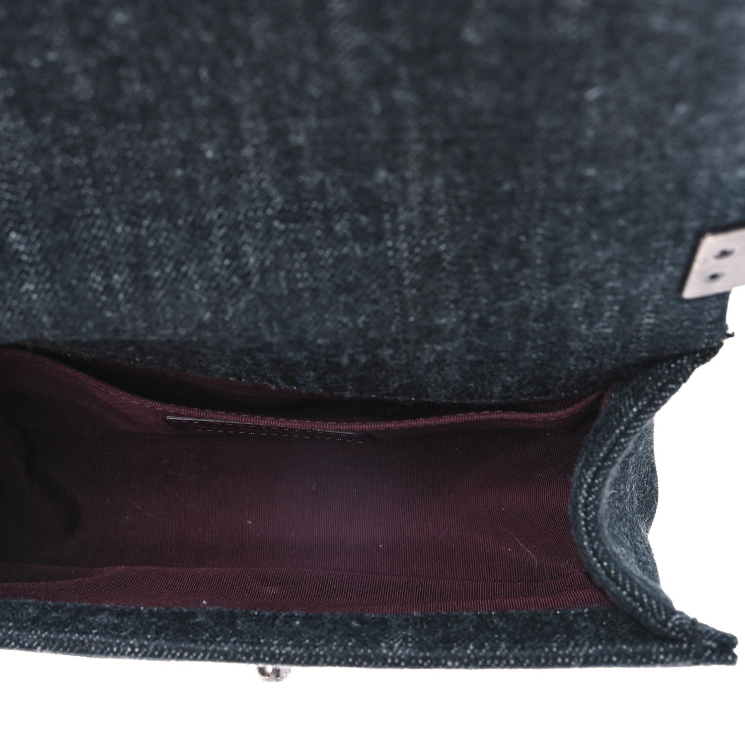 Chanel Denim Quilted Small Boy Flap Black 5 of 10