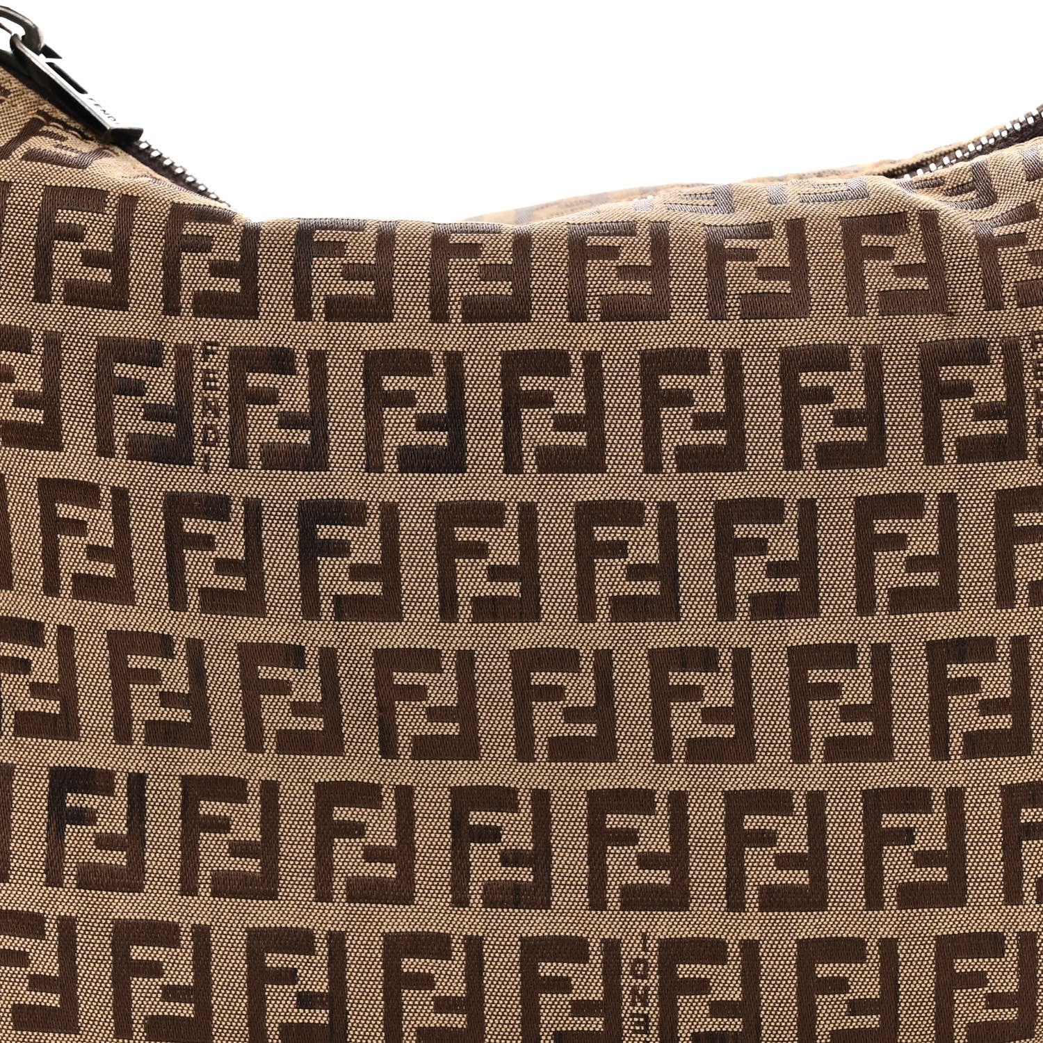 Fendi Zucchino Vitello Mini Pochette Tobacco 8 of 11