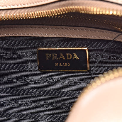Prada Glace Calfskin Embossed Logo Crossbody Cammeo 6 of 9