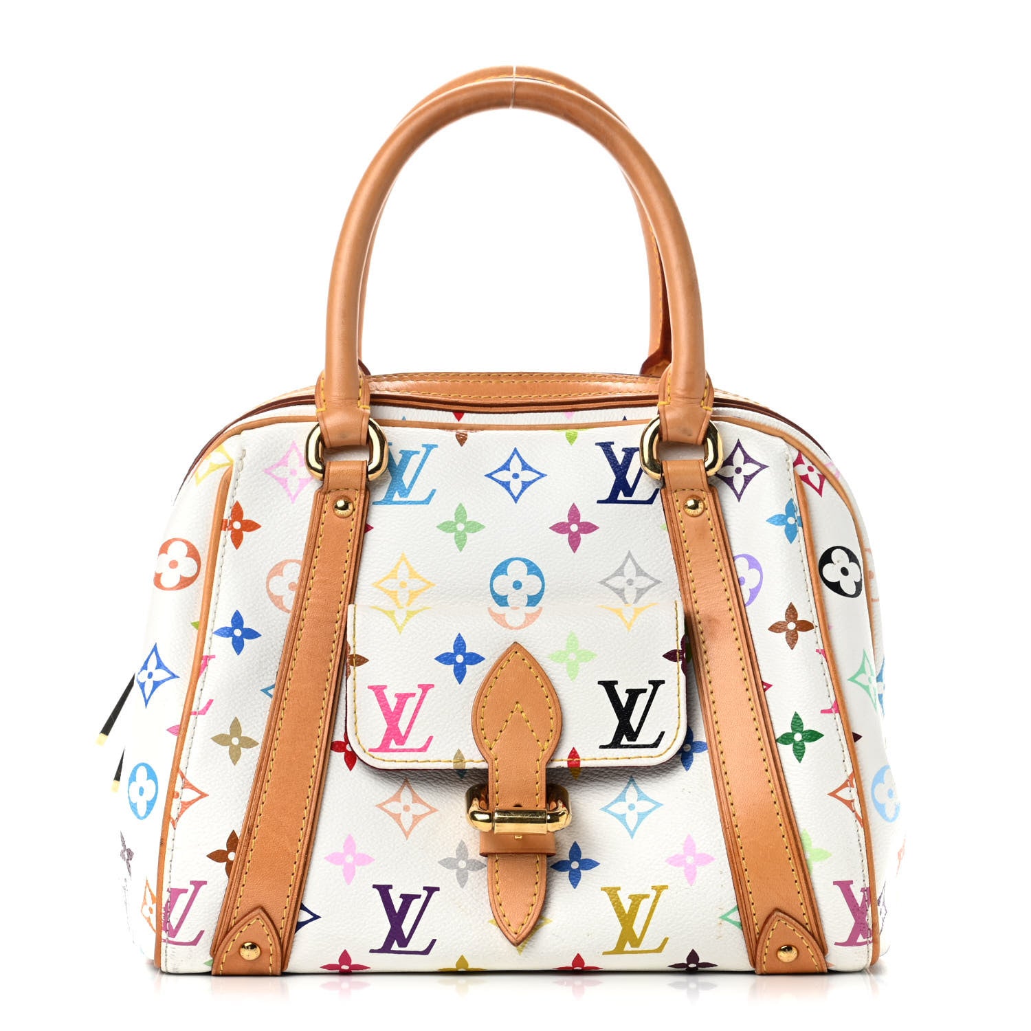 Louis Vuitton Monogram Multicolor Priscilla White 1 of 20