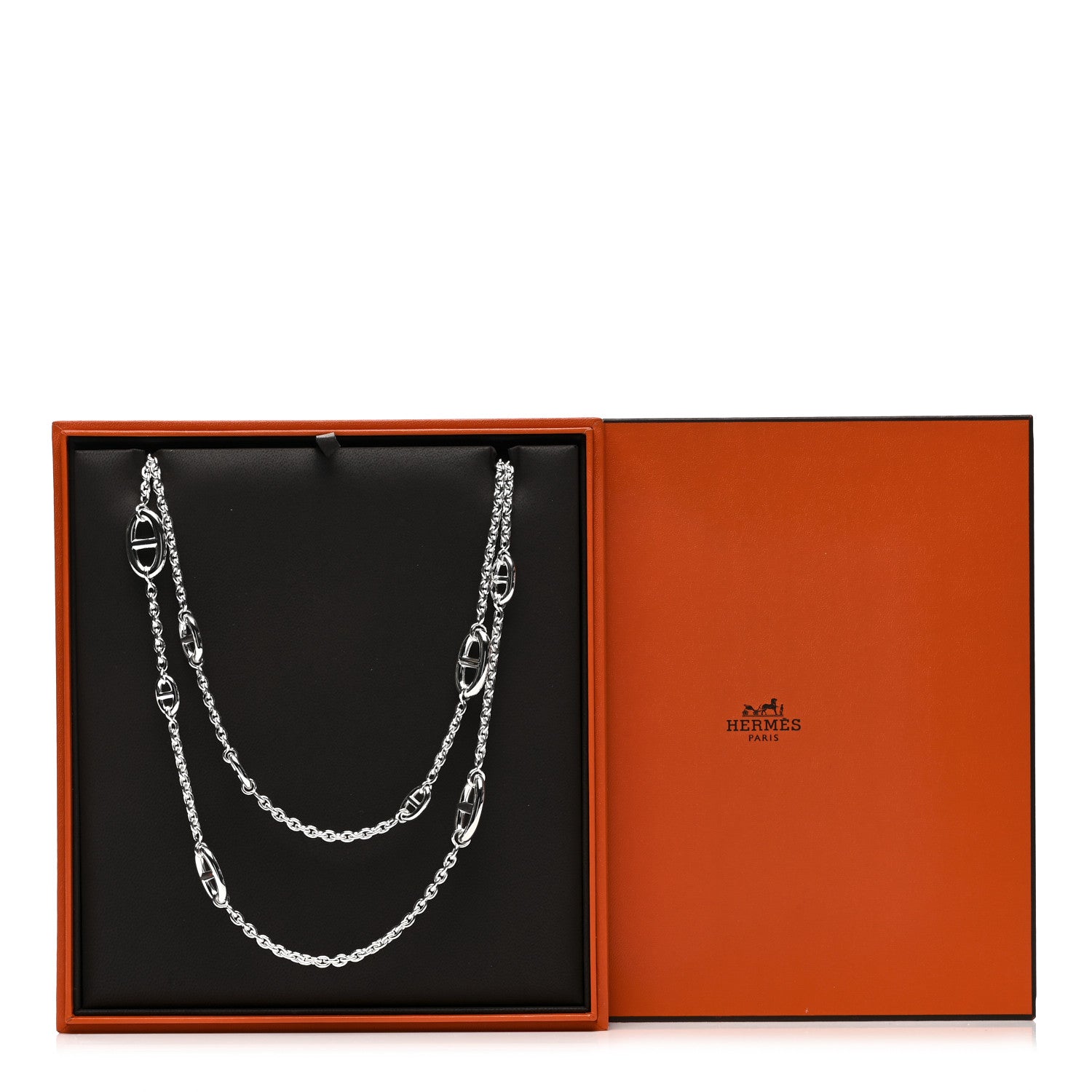 Hermes Sterling Silver Farandole Necklace 120 5 of 5