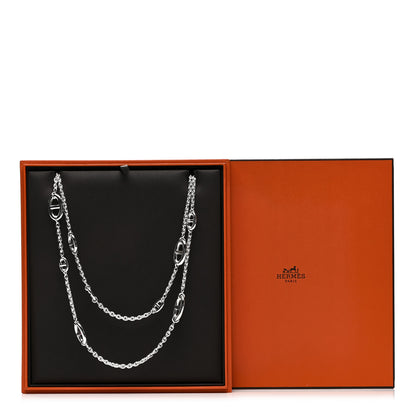 Hermes Sterling Silver Farandole Necklace 120 5 of 5