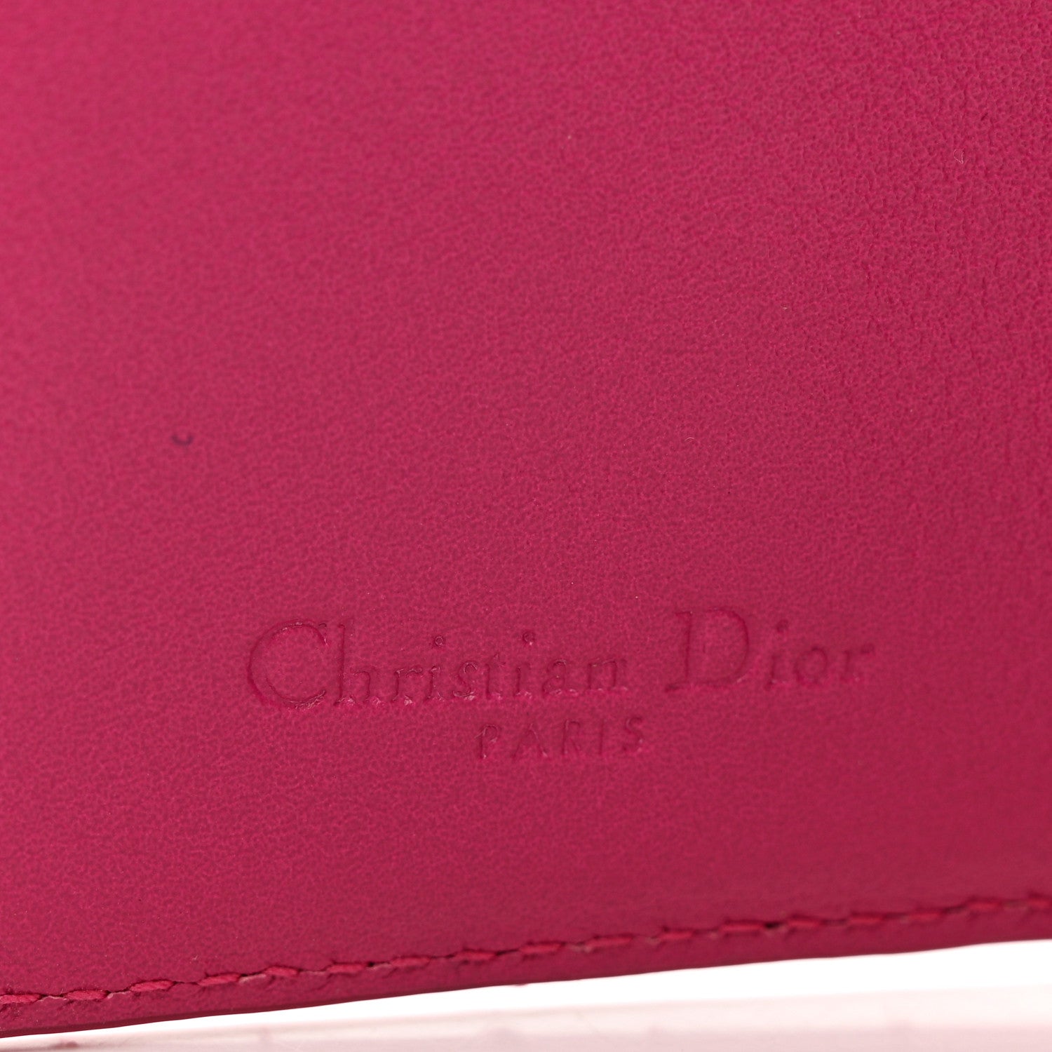Christian Dior Patent Cannage Lady Dior Eden Wallet Pink 6 of 8