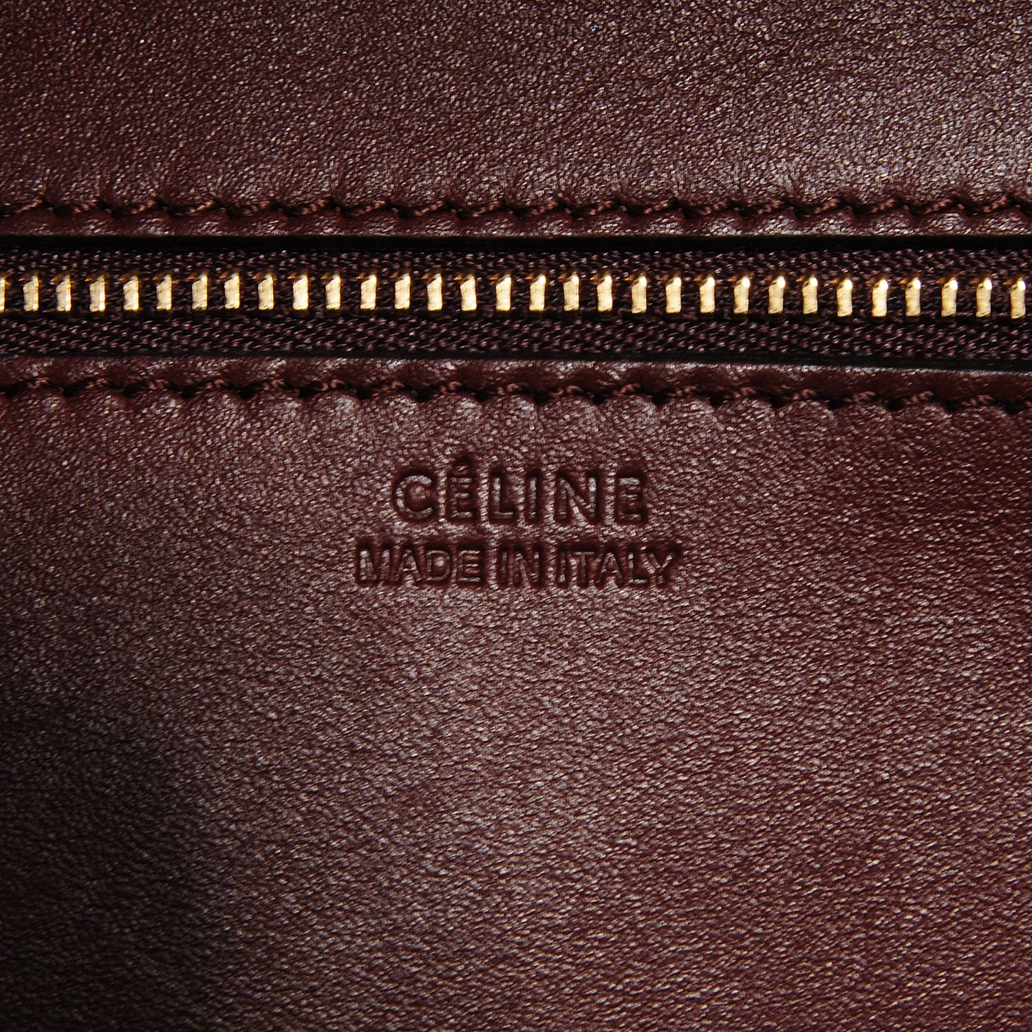 Celine Natural Calfskin Small Tie Knot Tote Chocolate 6 of 8