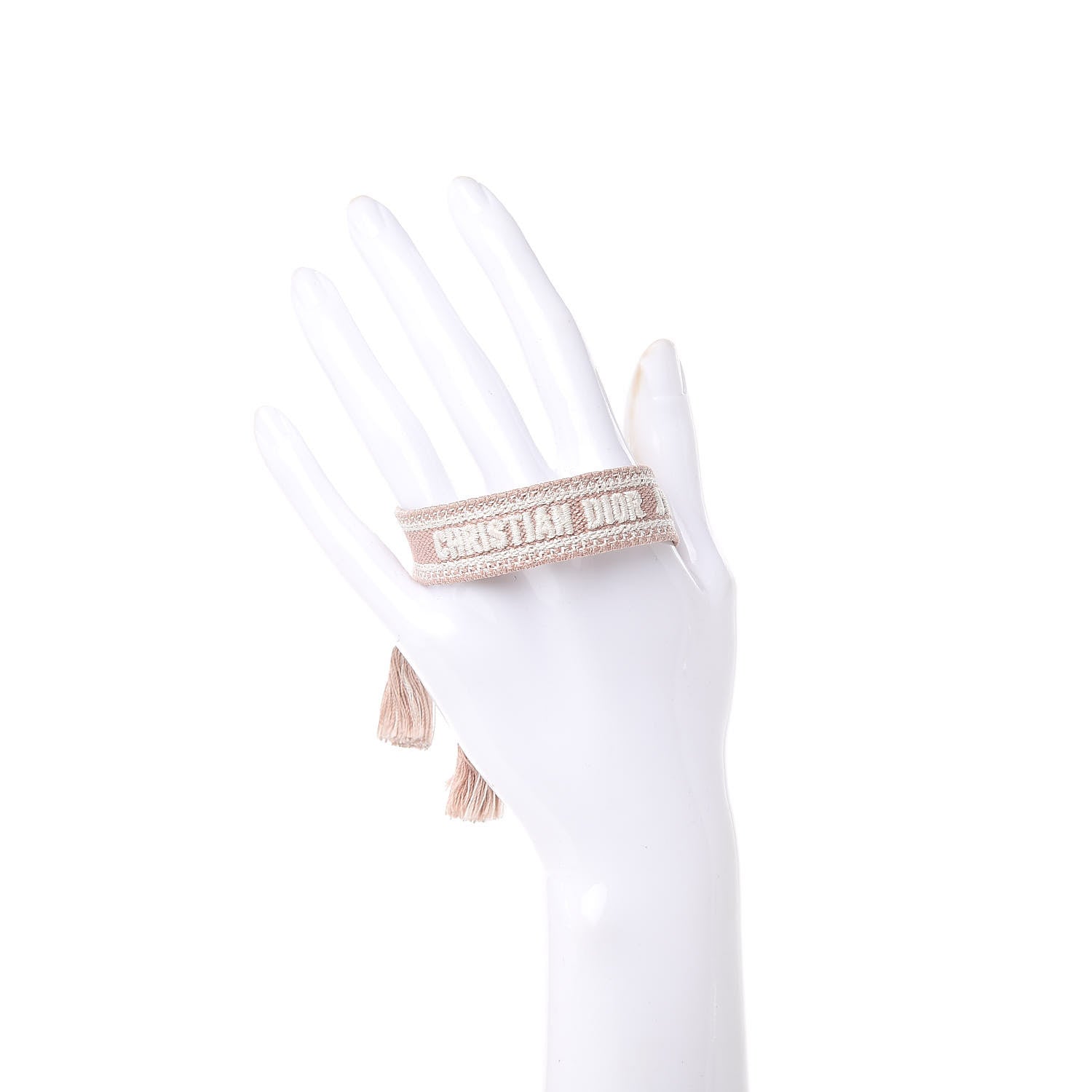 Christian Dior Woven Cotton J'Adior Friendship Bracelet Nude 2 of 5