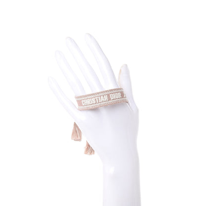 Christian Dior Woven Cotton J'Adior Friendship Bracelet Nude 2 of 5